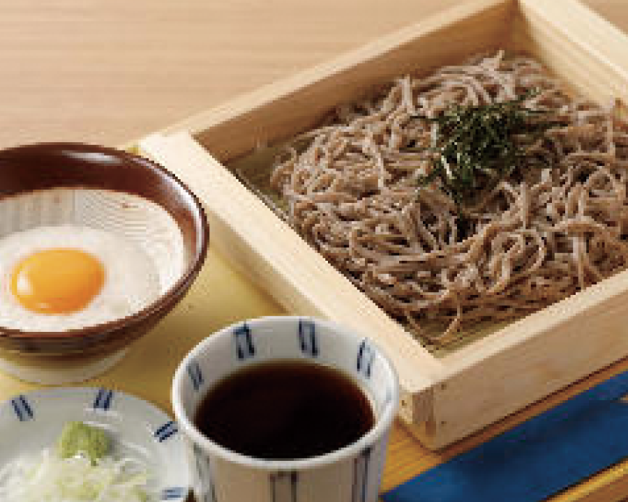 月見とろろ蕎麦