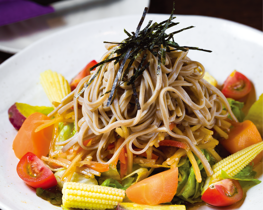 奥出雲の蕎麦サラダ