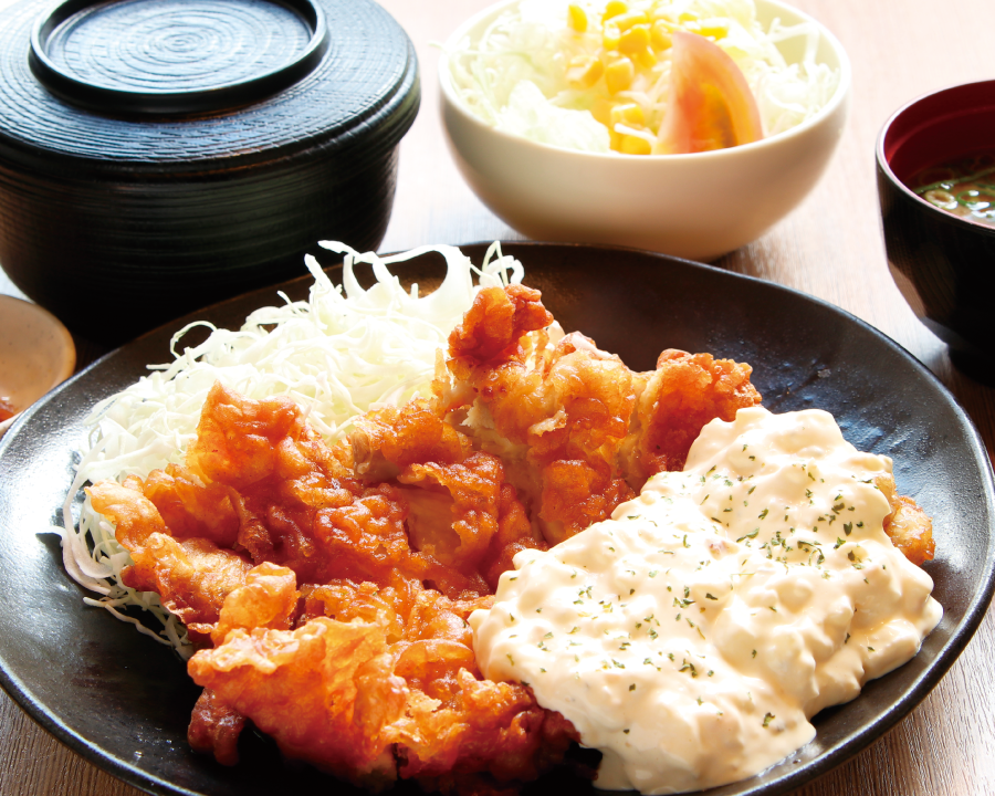 タルタルチキン南蛮定食