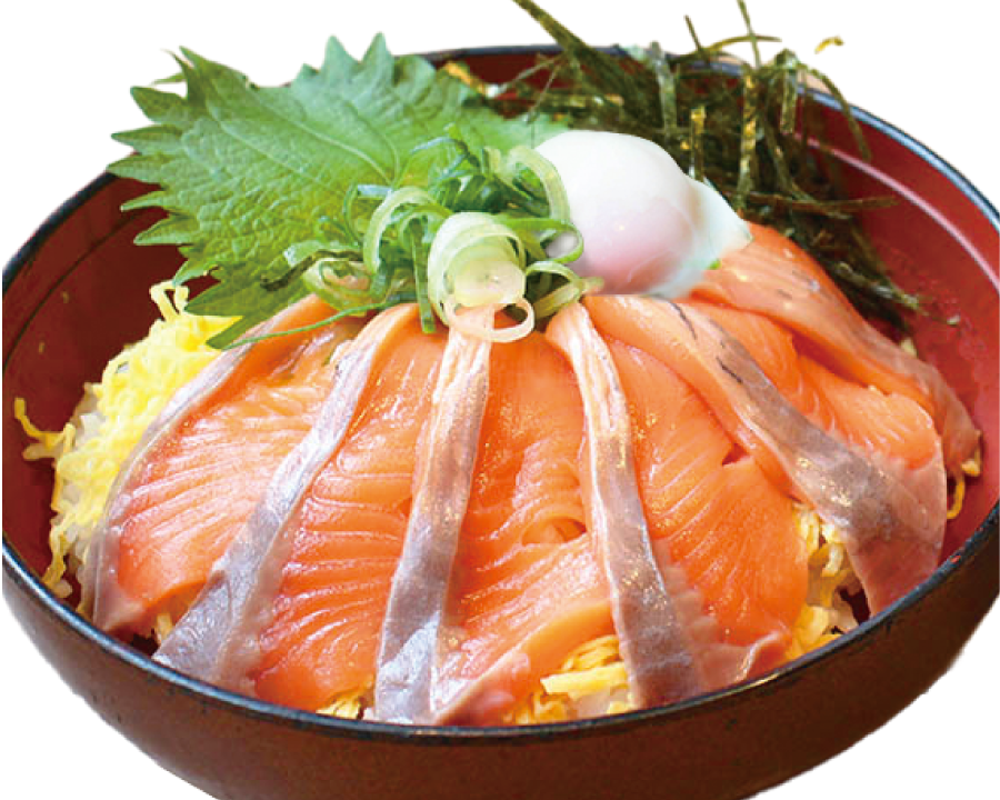 温玉サーモン丼