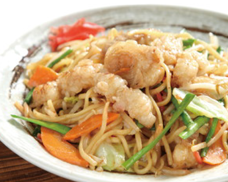 ホルモン焼きそば