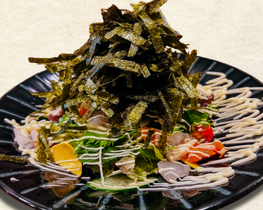 海苔きわだつ海鮮サラダ