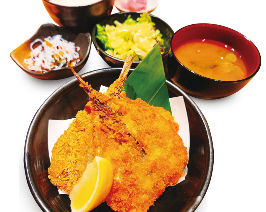 鯵フライ定食
