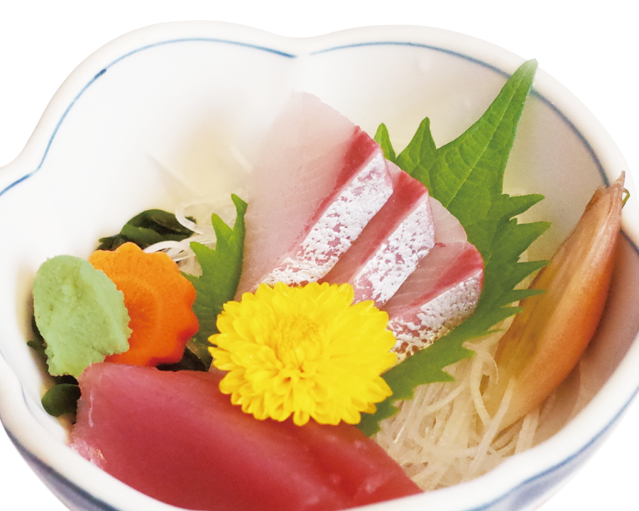 お蕎麦のお供に 刺身小鉢