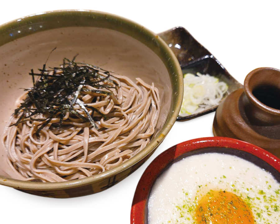 月見とろろ蕎麦